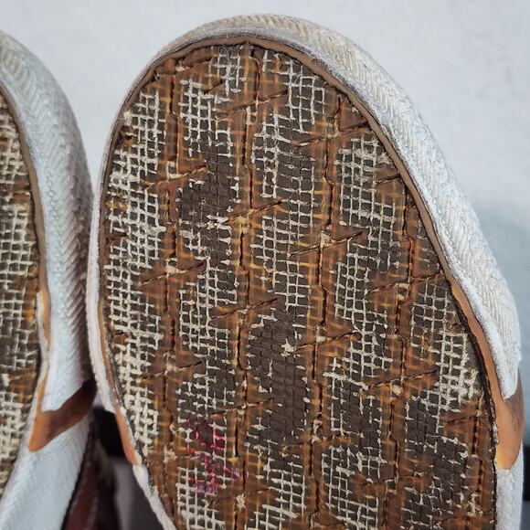 Frye Greene Tall Lace Men's Distressed Leather Shoes Sneakers Size 7.5 Brown - Picture 7 of 9